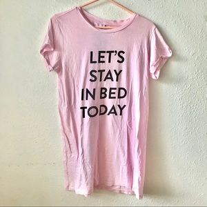 3/$20 ⚡️ FOREVER 21 Sleep Dress Let’s Stay in Bed